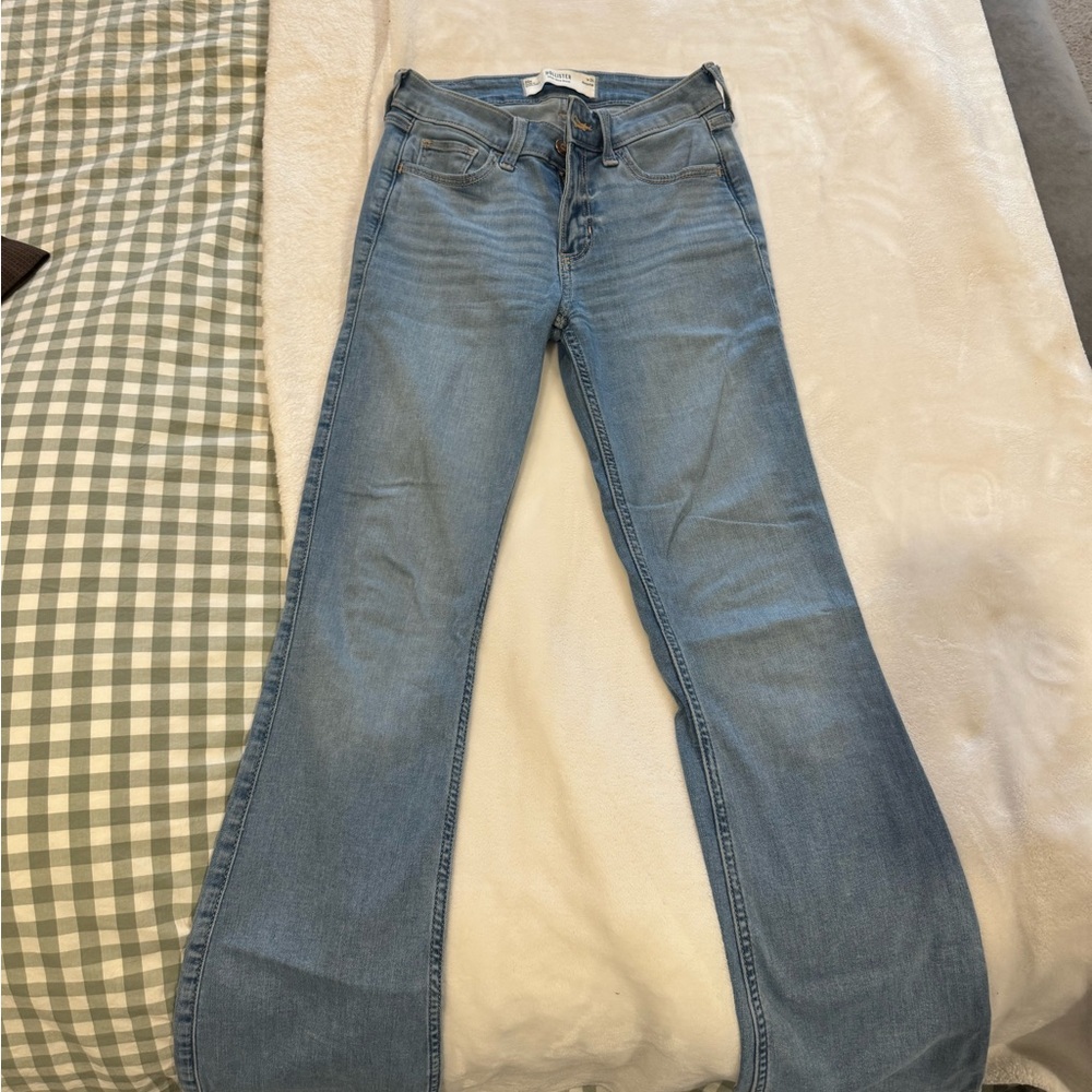 Hollister Light Blue Boot Cut Jeans - Picture 2 of 3